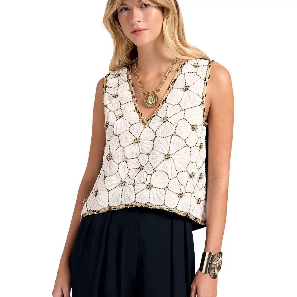 La Double J V-Neck Scala Top