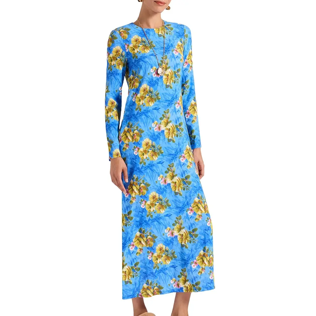 La Double J Long Sleeve Swing Dress