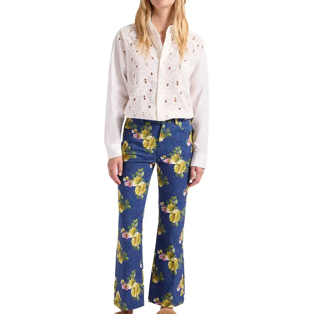 La Double J The Cropped Flare Jean