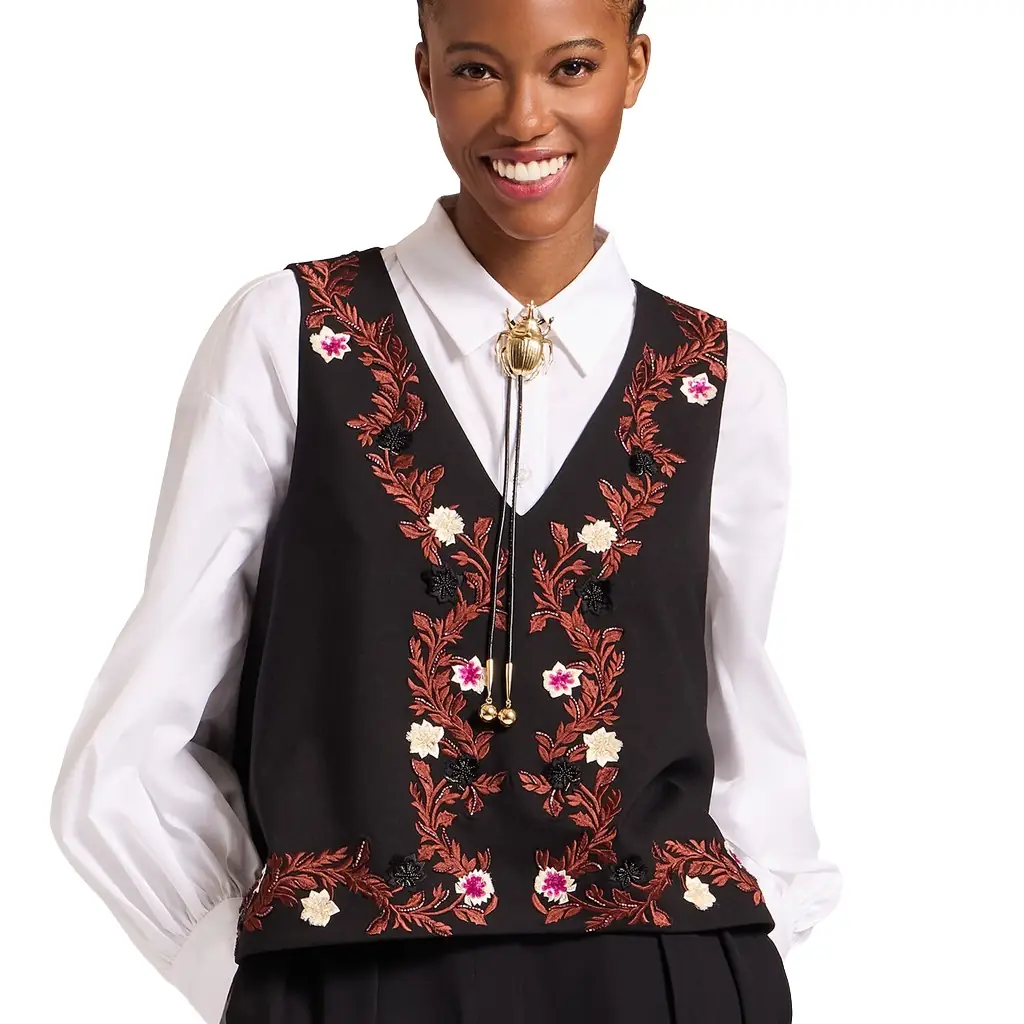 La Double J V-Neck Scala Top