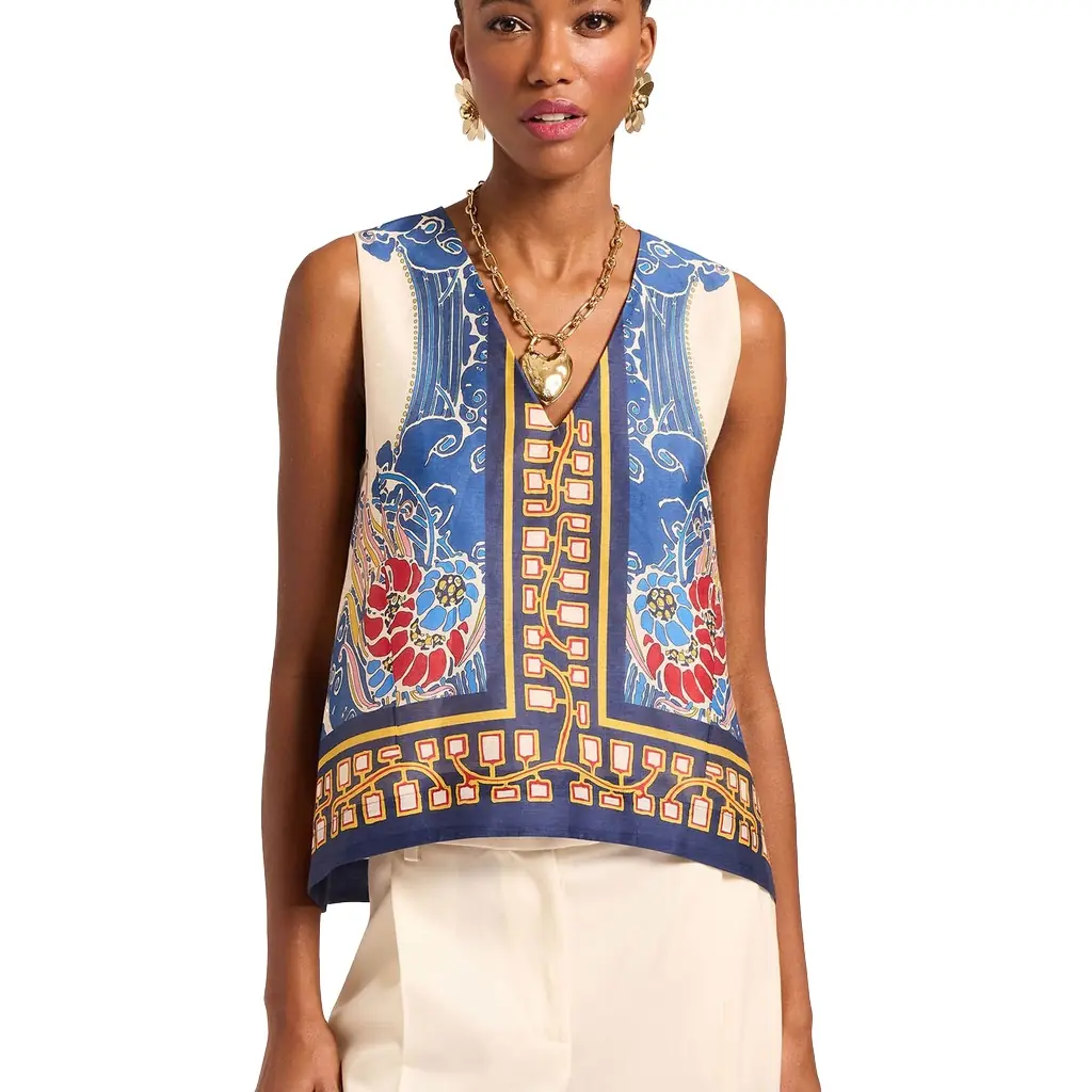 La Double J V-Neck Scala Top