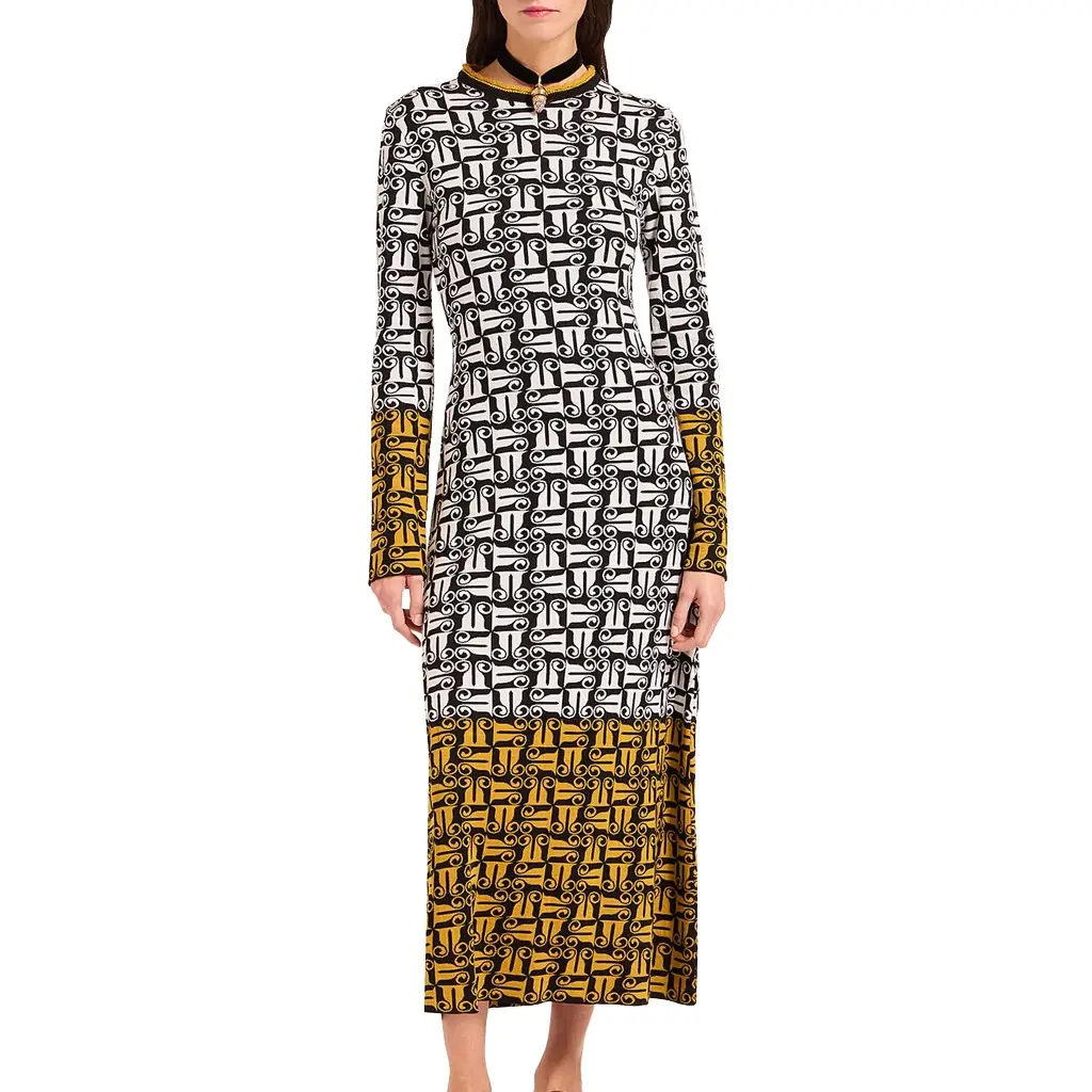 La Double J Knit Swing Dress