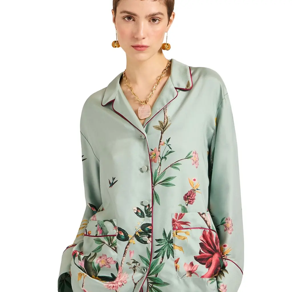 La Double J Pajama Shirt