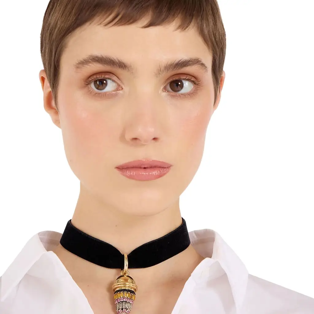 La Double J Lantern Necklace