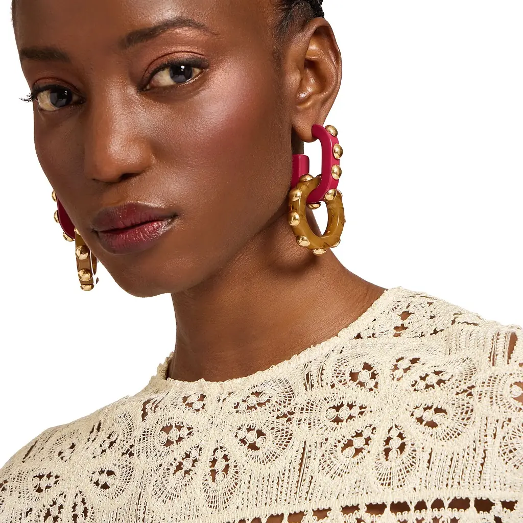 La Double J Double Hoop Earrings