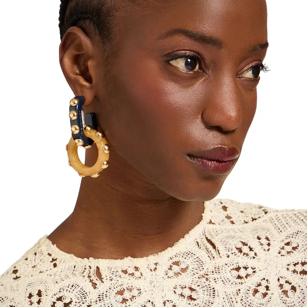 La Double J Double Hoop Earrings