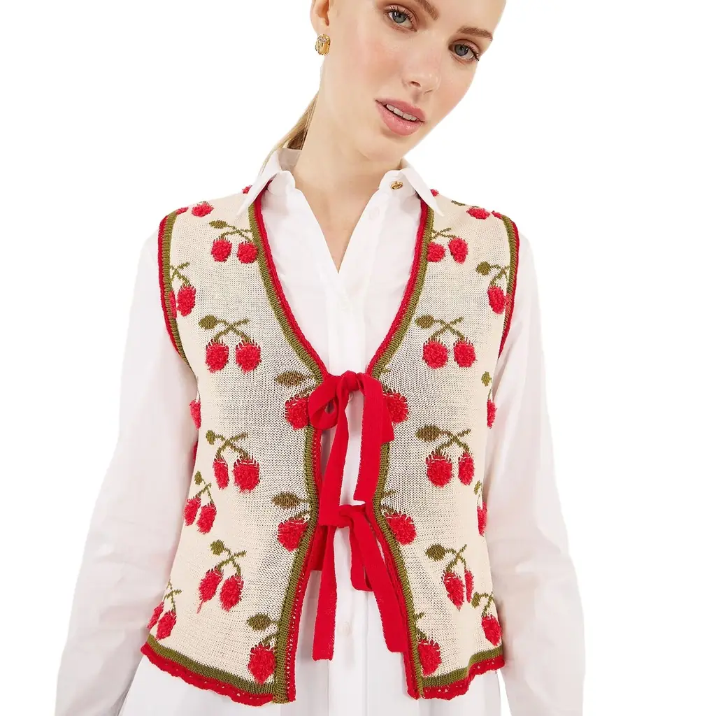 La Double J Cherry Gilet