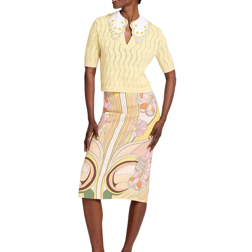 La Double J Pencil Skirt