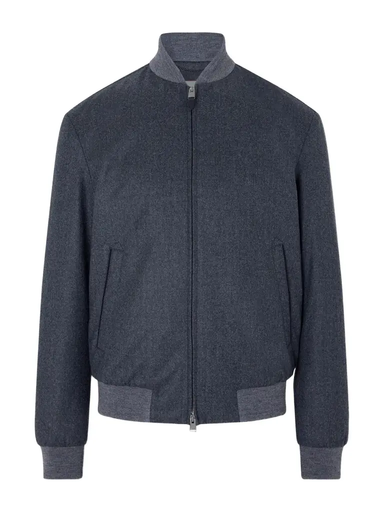Canali Wool Bomber Jacket - Men