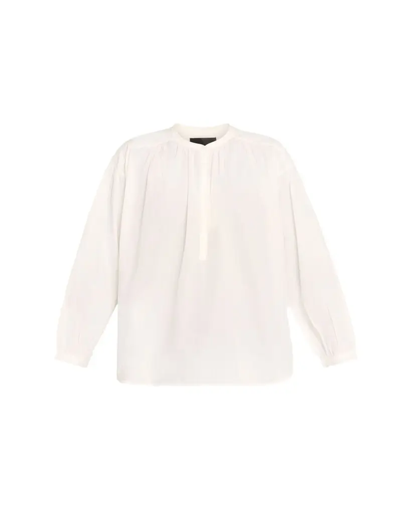 Nili Lotan Neville Voluminous Pullover Blouse