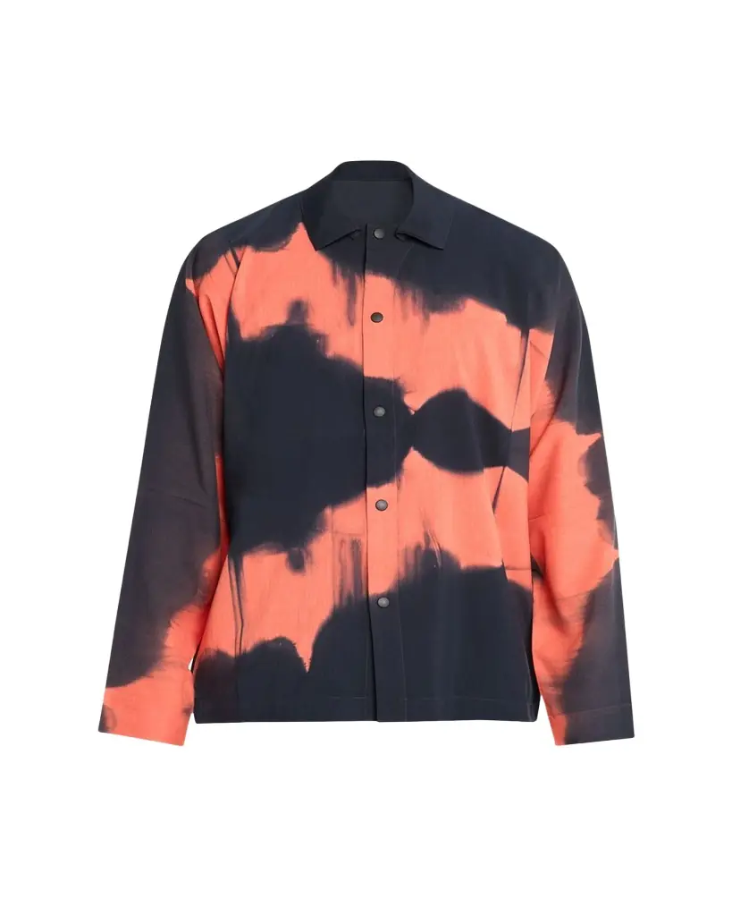 IM MEN Men's Itajime Dyed Button-Front Shirt