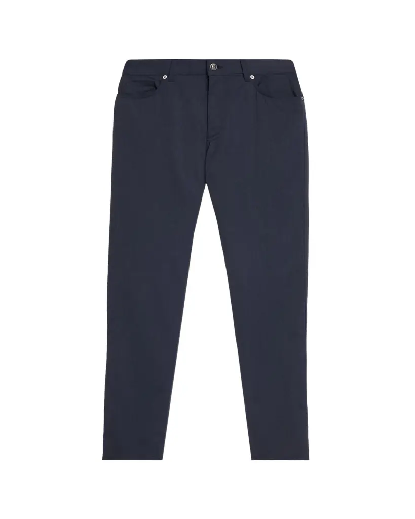 ZEGNA Men's Wool-Blend Slim-Straight Fit Five-Pocket Pants