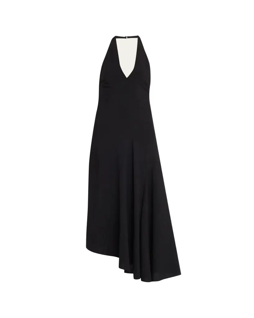 A.L.C. Celina Linen-Blend Halter Dress