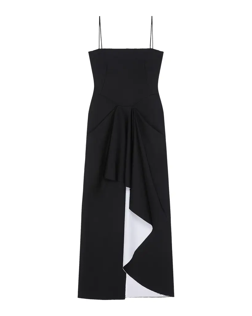 Givenchy Sliced Wrapped Maxi Dress