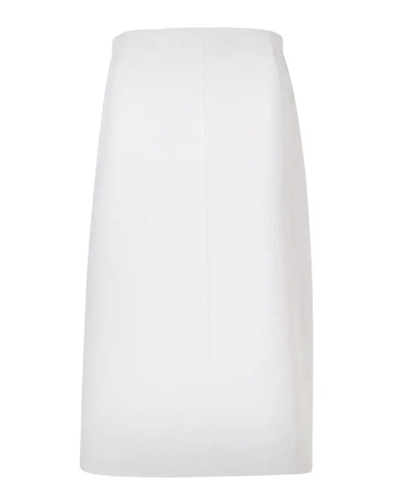 Akris Textured Cotton Knee-Length Skirt
