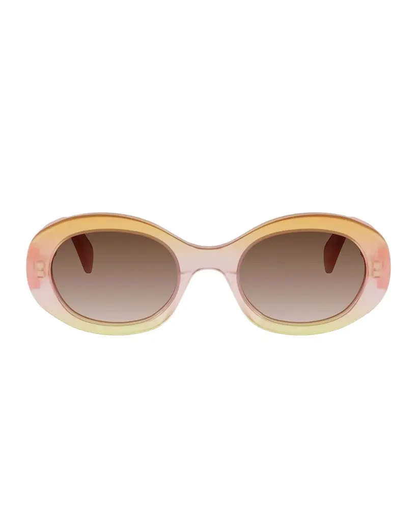 Celine Triomphe 52mm Oval Sunglasses