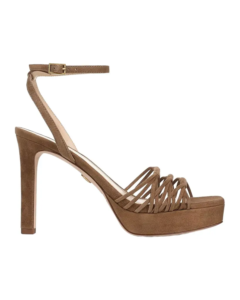 Veronica Beard 100mm Beverlee Suede Platform Sandals
