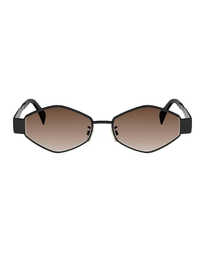 Celine Triomphe 52mm Metal Geometric Sunglasses