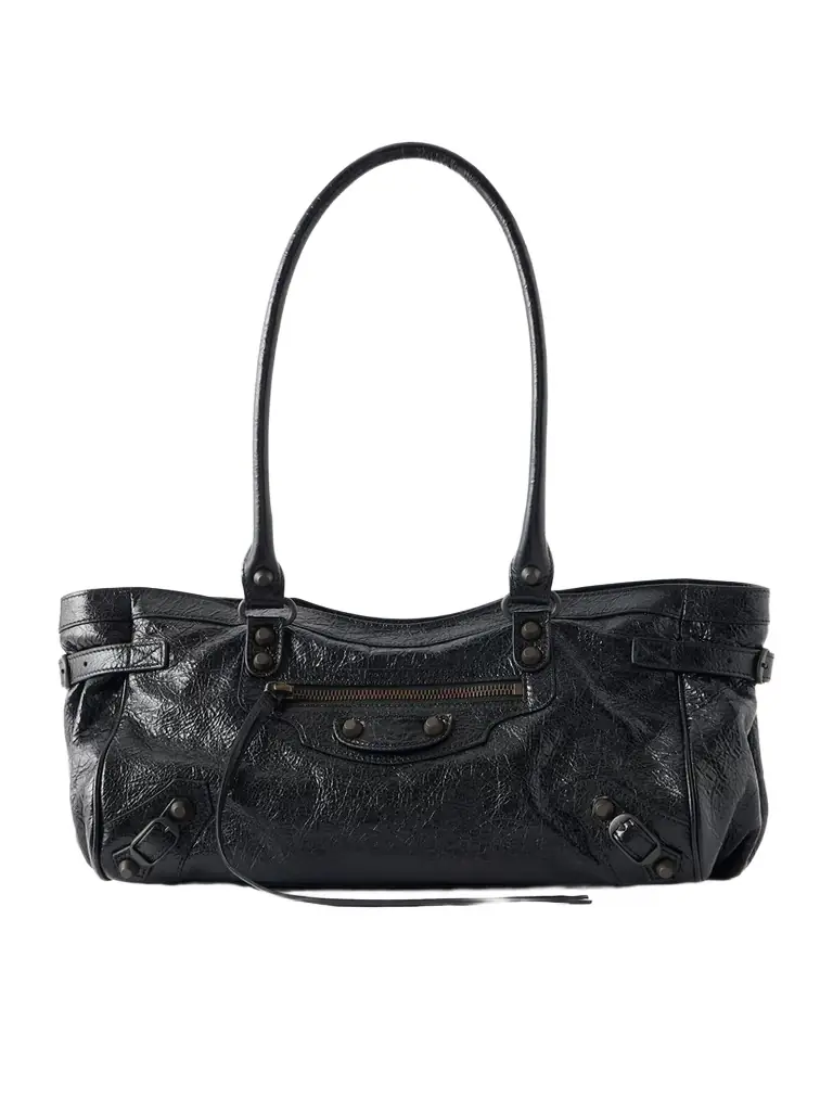 Balenciaga Le City East-west Leather Shoulder Bag