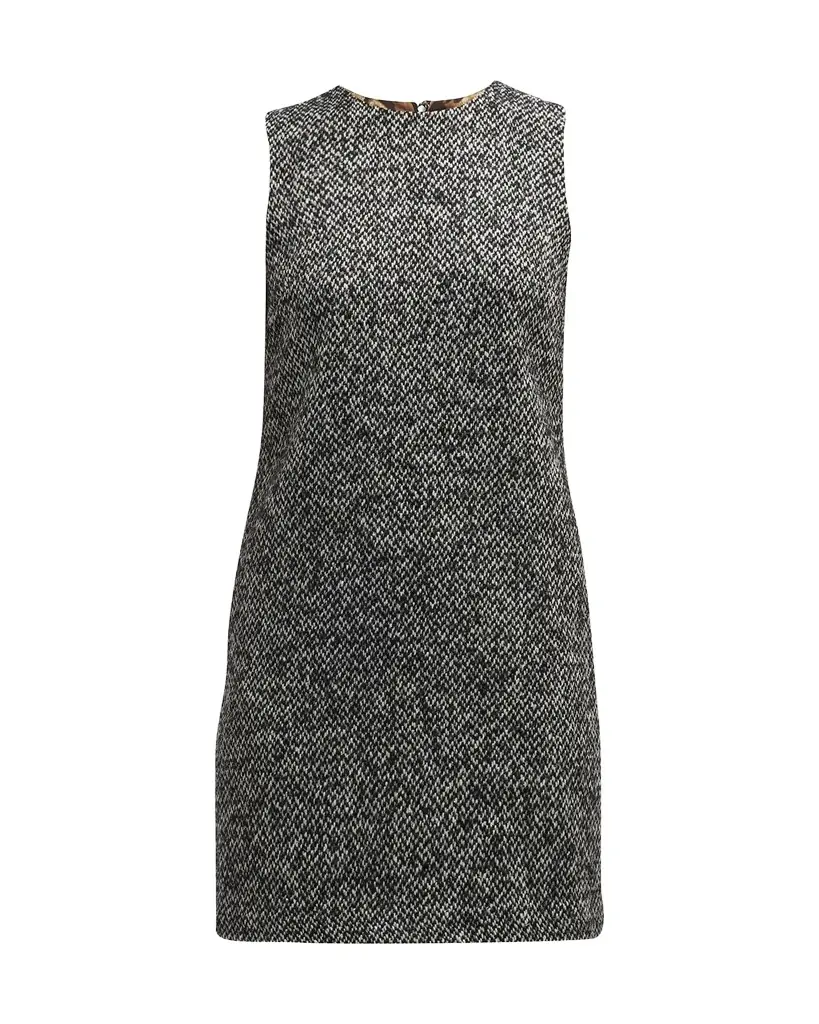Dolce & Gabbana Tweed Sleeveless Mini Dress