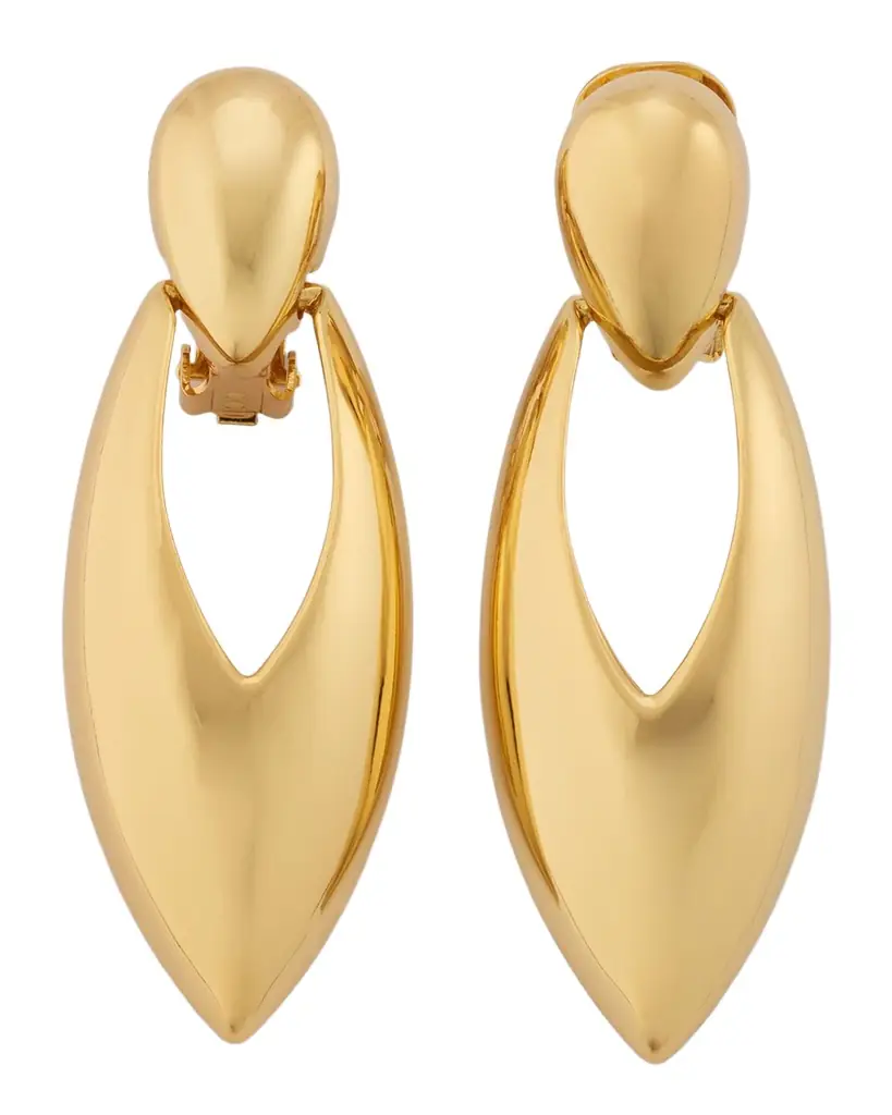 Kenneth Jay Lane Polished Arrow Drop Earrings