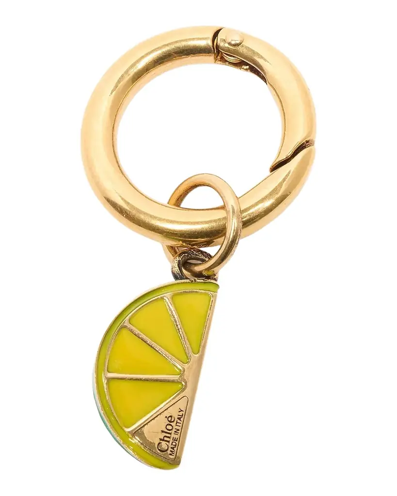 Chloe Mini Lemon Slice Bag Charm