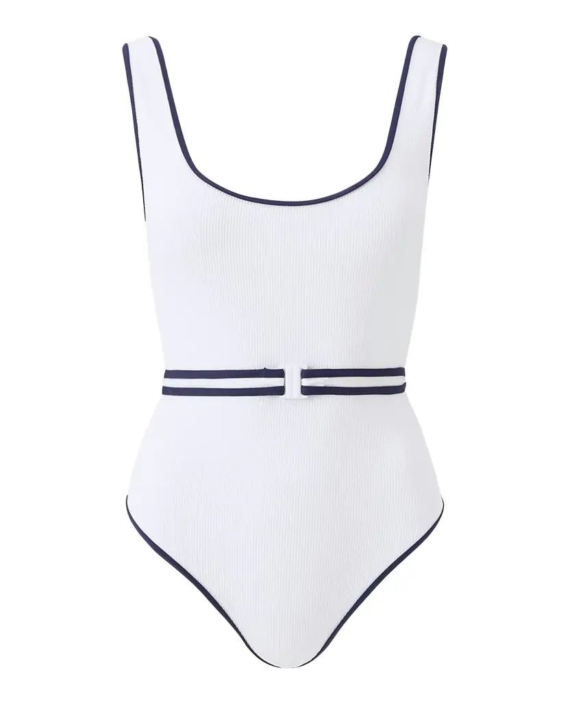 Melissa Odabash Rio Belted One-Piece Swimsuit