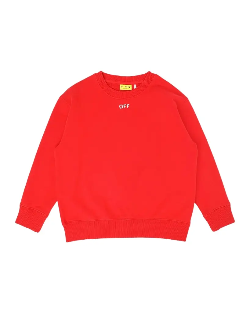 Off-White Boy 's Arrow Paint Logo Sweatshirt, Size 4-