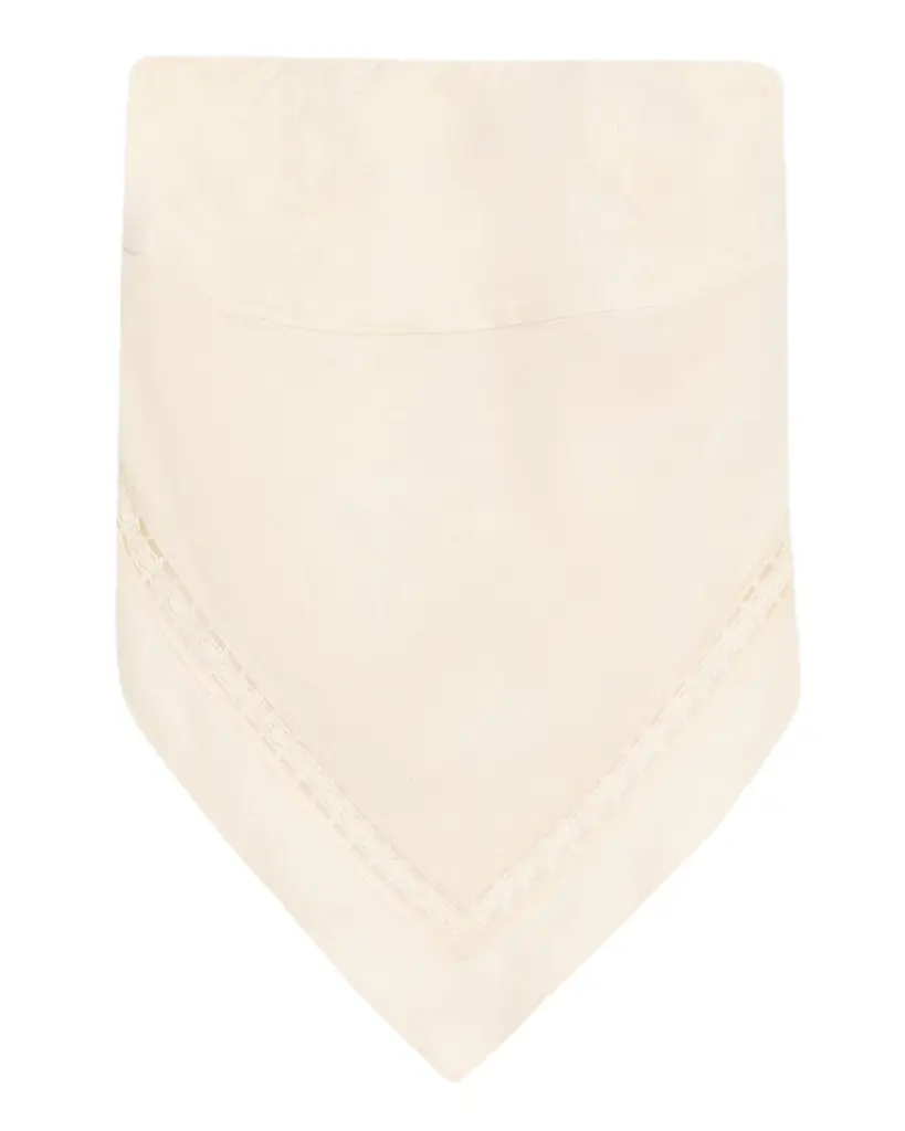 SIMKHAI Lahni Strapless Linen Lace Top