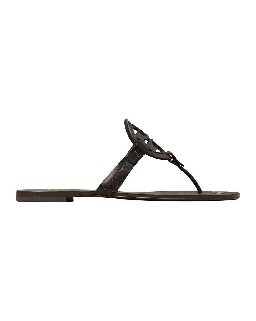 Tory Burch Miller Nail Polish Leather Thong Sandals