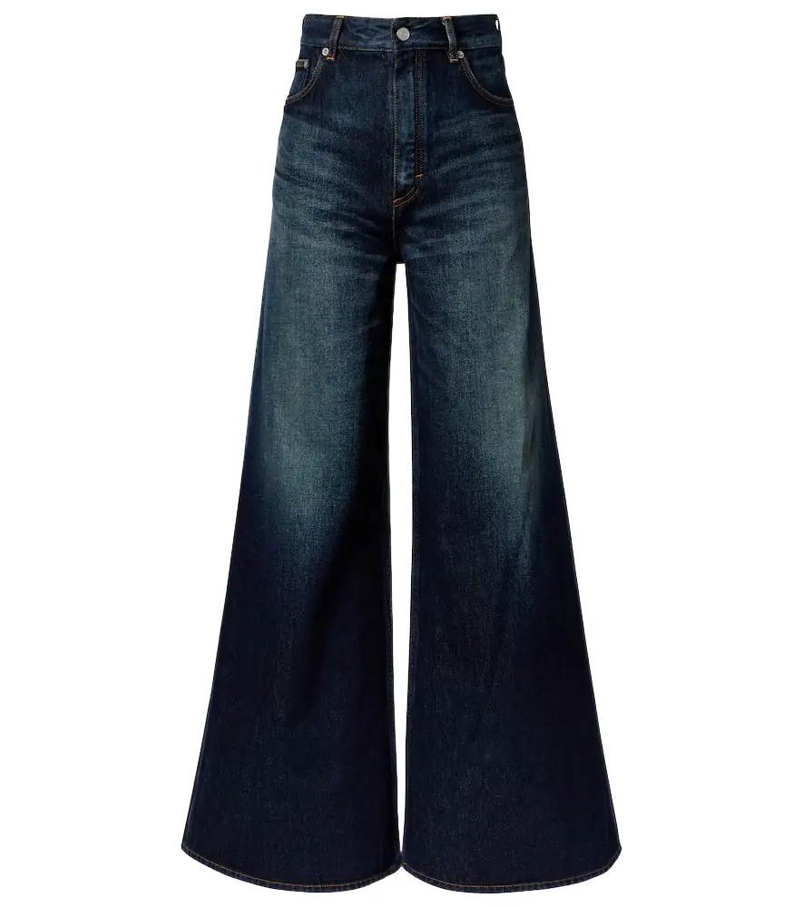 Alaia Alaïa Faded wide-leg jeans