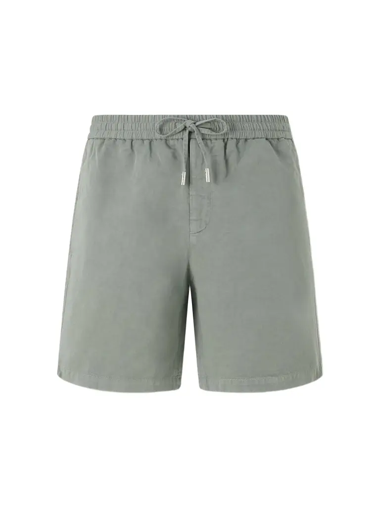 MR P. Straight-Leg Cotton and Linen-Blend Twill Drawstring Shorts - Men