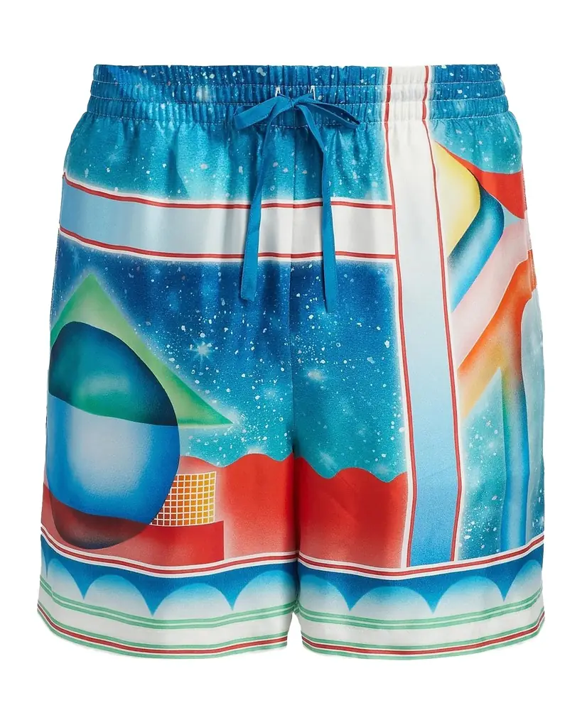 CASABLANCA Galaxy Print Swim Shorts