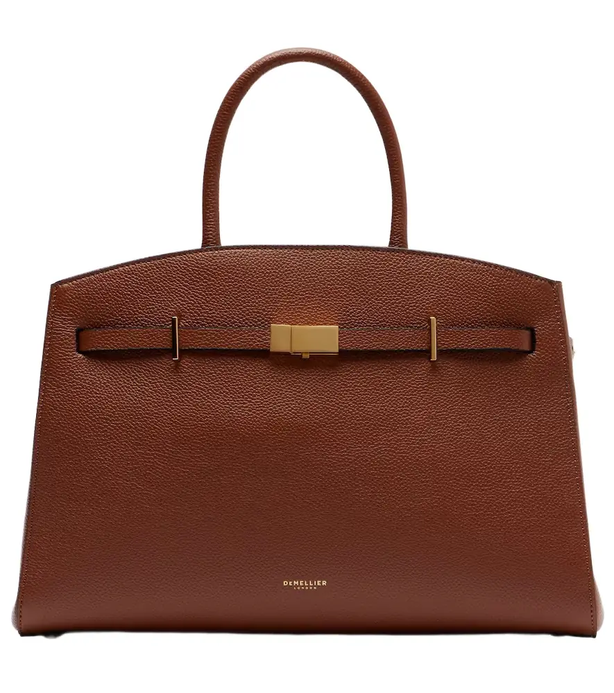 DeMellier Hudson Midi leather tote bag