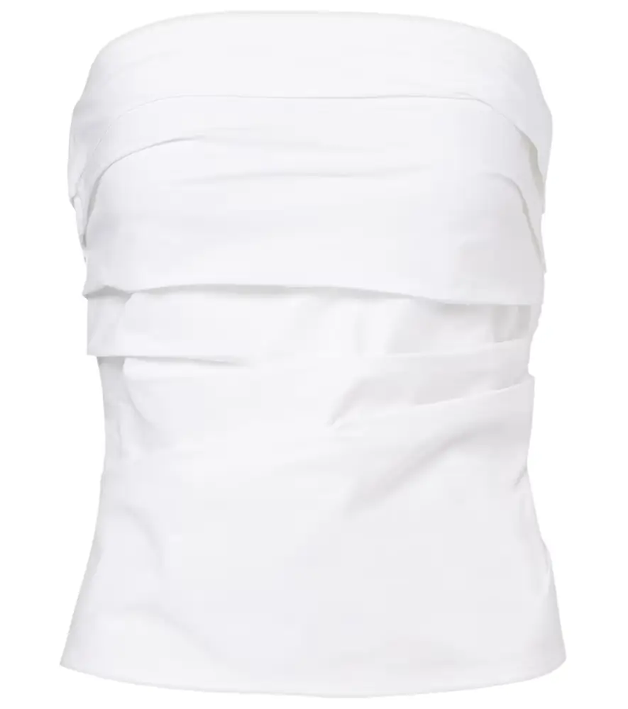 Proenza Schouler White Label Maisy cotton-blend tube top