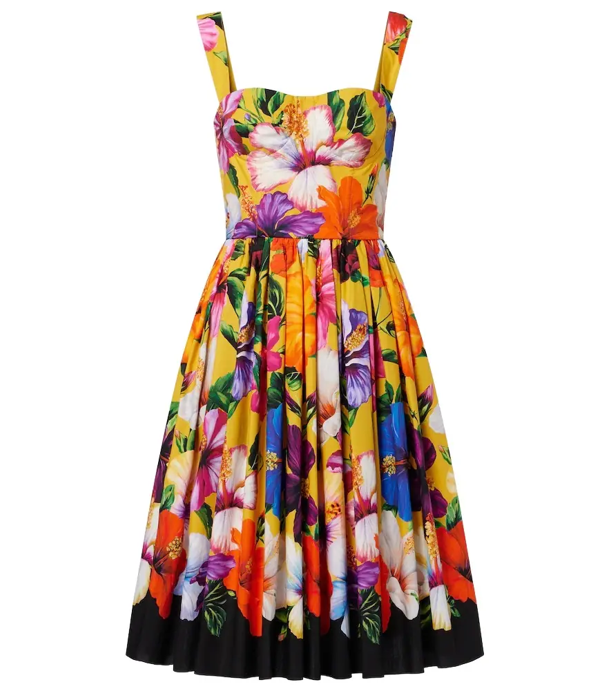 Dolce & Gabbana Floral midi dress