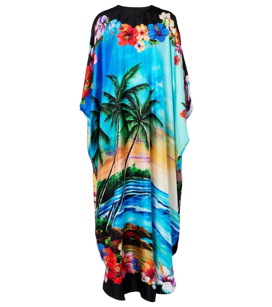 Dolce & Gabbana Printed silk kaftan