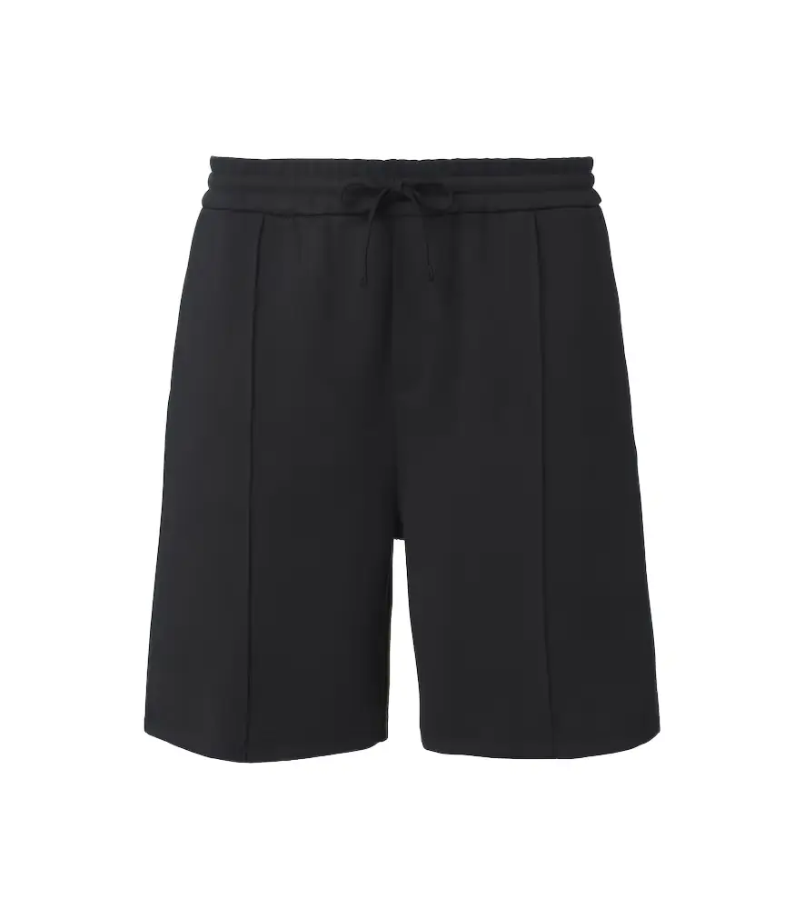 Valentino Cotton-blend jersey shorts