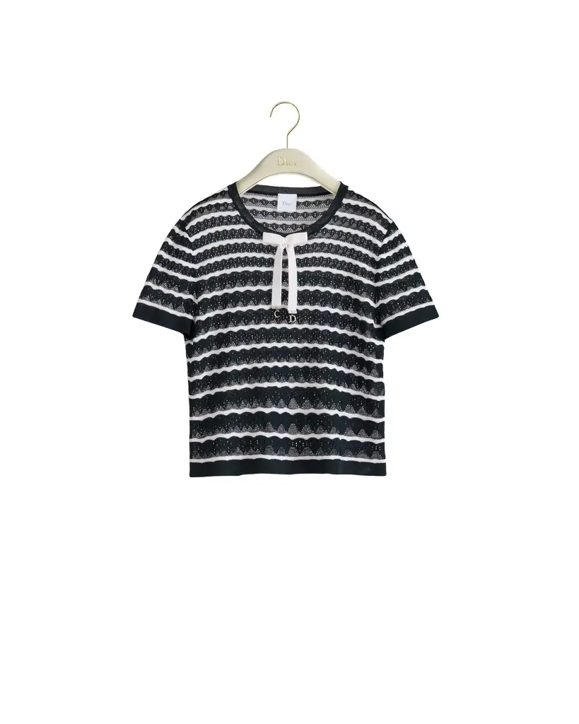 Dior Dior Marinière Short-Sleeved Sweater