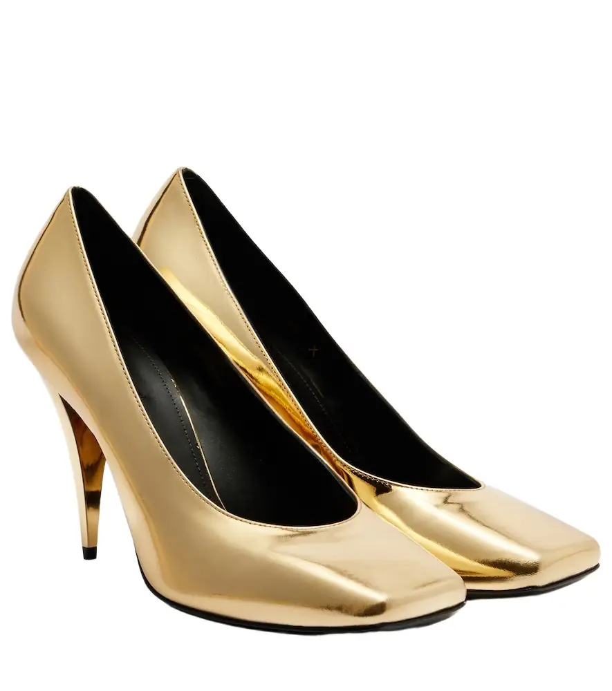 Givenchy Sliced Square 95 patent leather pumps