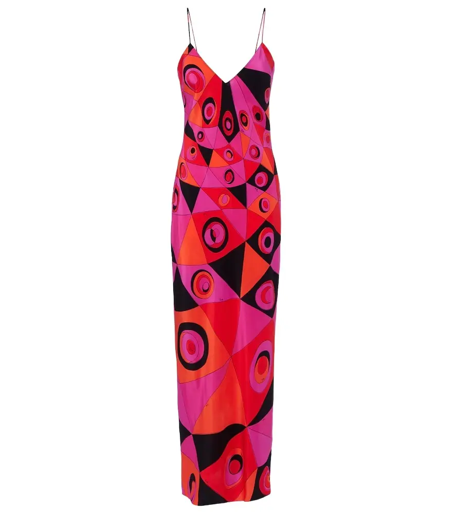 Pucci Occhi silk twill gown