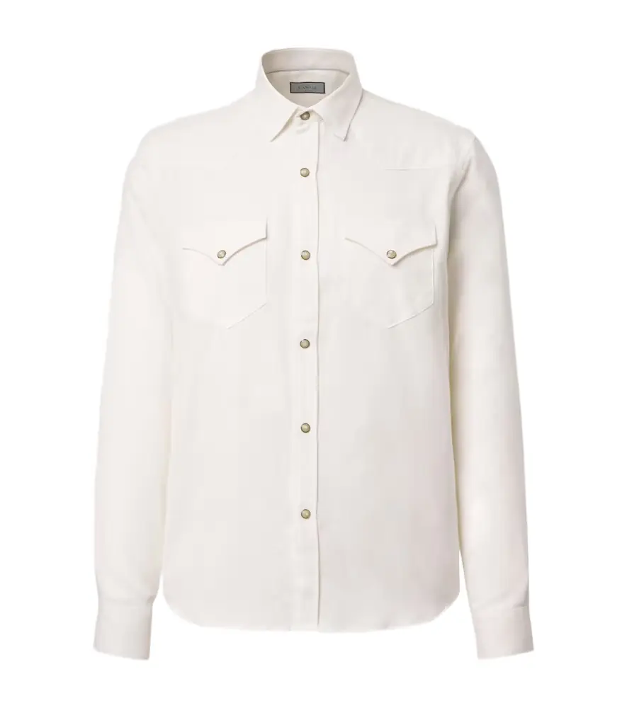 Canali Cotton and cashmere shirt