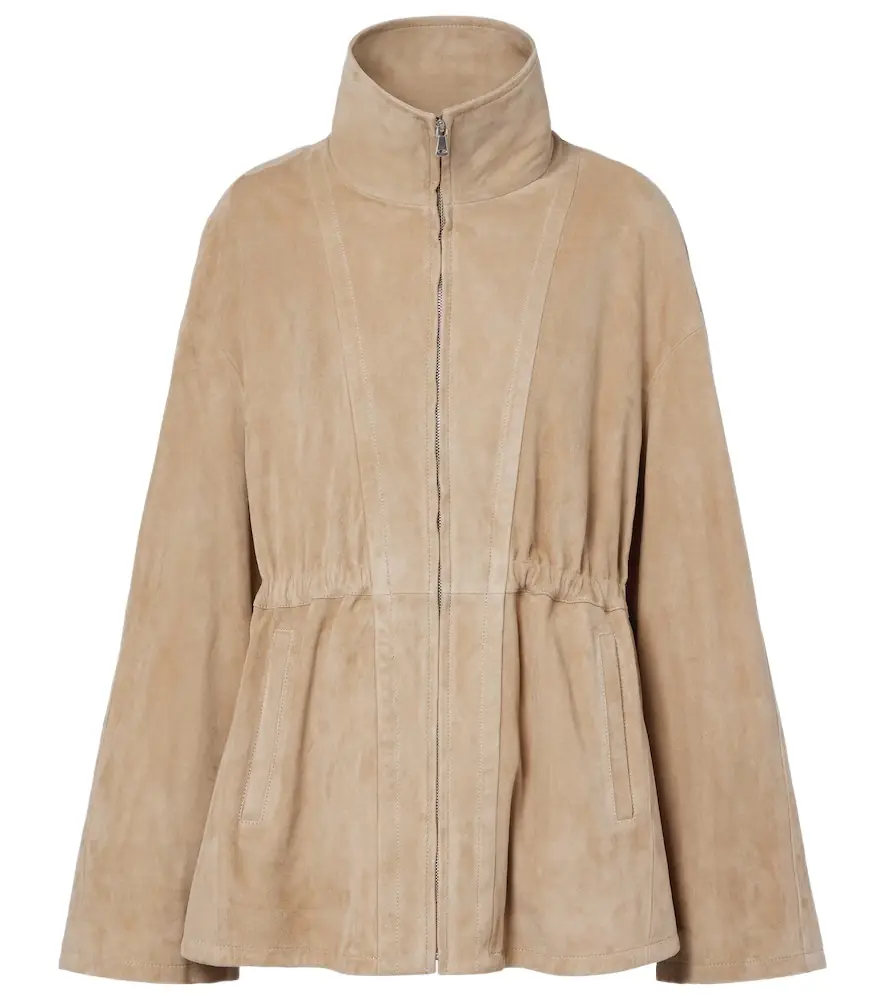 Nour Hammour Passage suede jacket