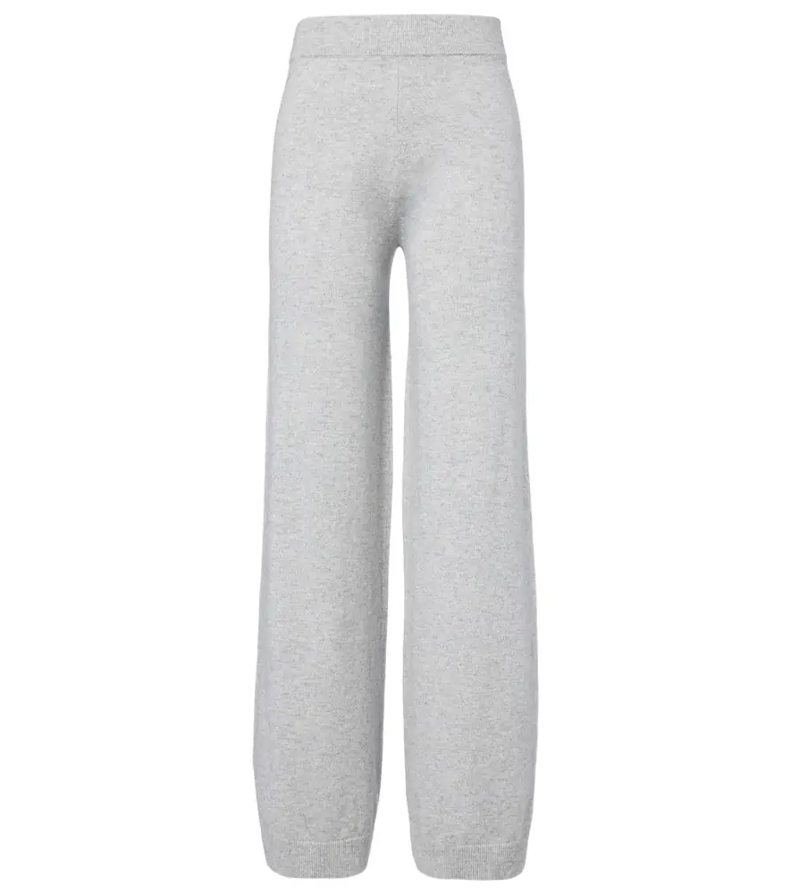 Jardin des Orangers Cotton and cashmere wide-leg pants