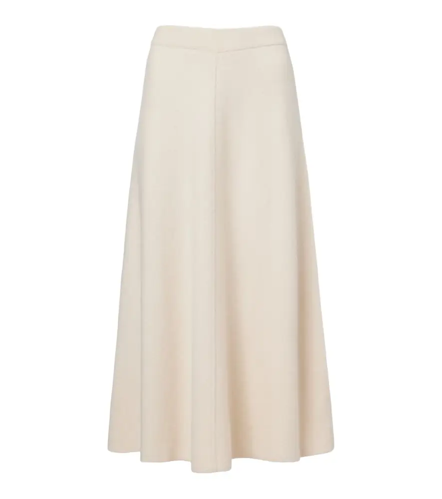 Jardin des Orangers Wool and cashmere midi skirt
