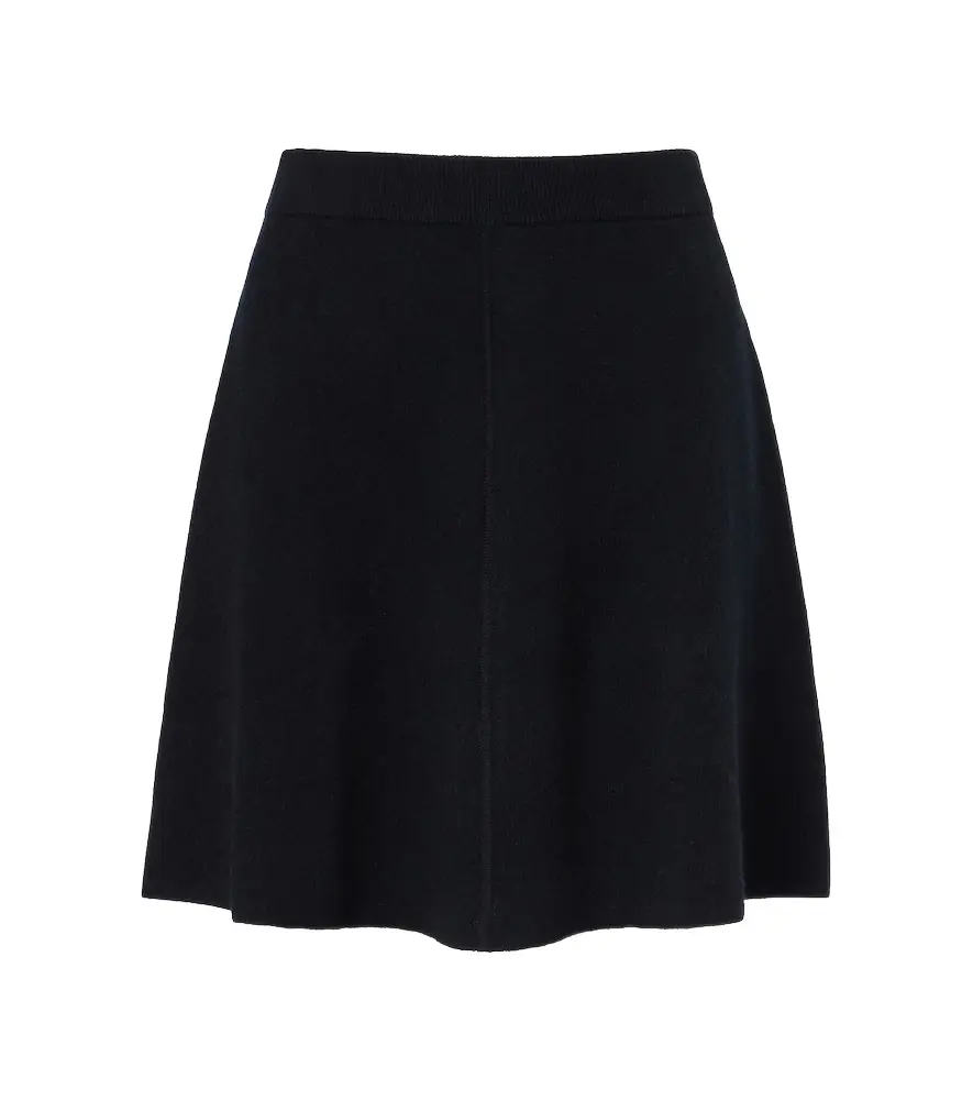 Jardin des Orangers Wool and cashmere miniskirt
