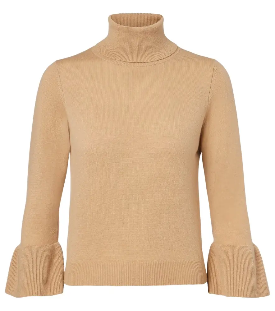 Jardin des Orangers Turtleneck wool and cashmere sweater