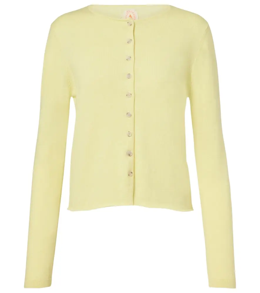 Jardin des Orangers Cotton and cashmere cardigan
