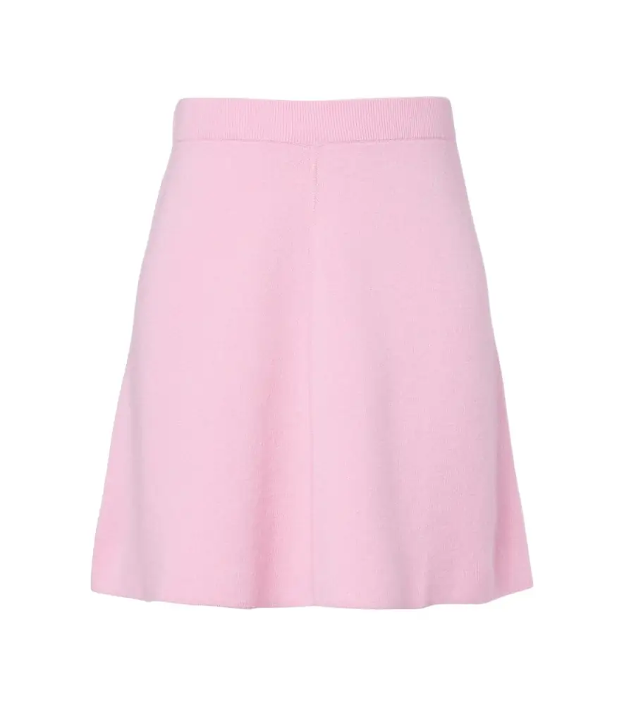 Jardin des Orangers Wool and cashmere miniskirt