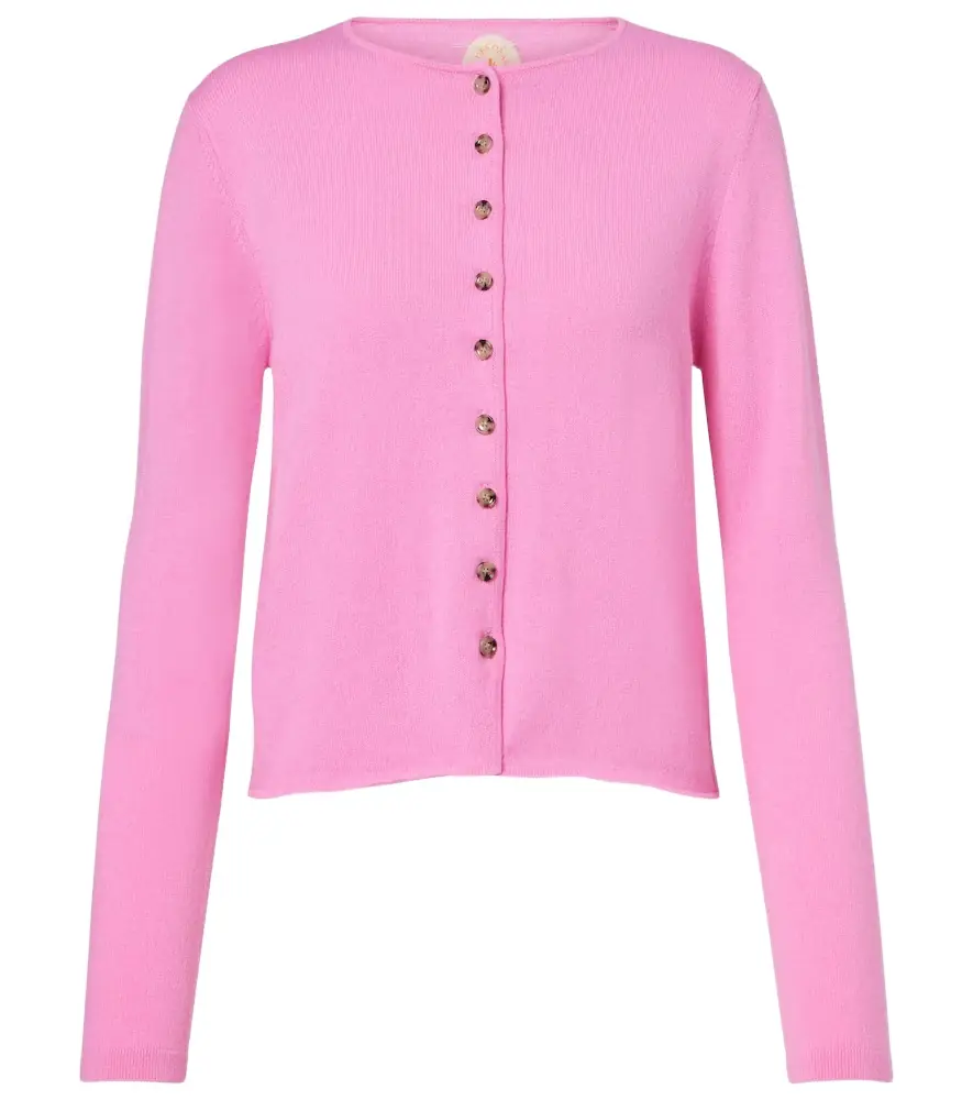 Jardin des Orangers Cotton and cashmere cardigan